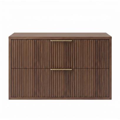 Dulap baie pentru lavoar Rea Mono 80cm Brown