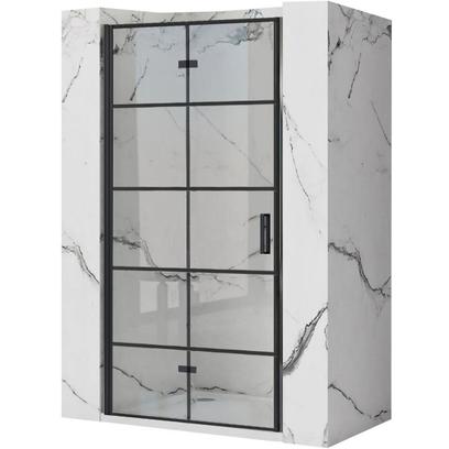 Zuhanyajtó Rea Molier Black 110 + profil