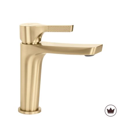 Robinet de lavabo PREMIUM Rea Maxim Brush Gold Low