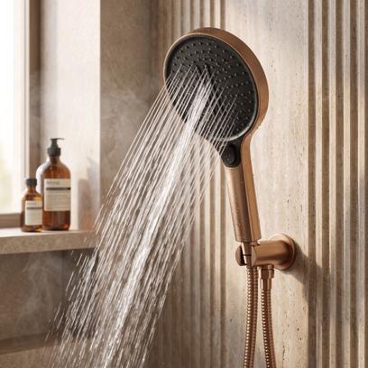Shower handset REA JS-033 Brush Copper