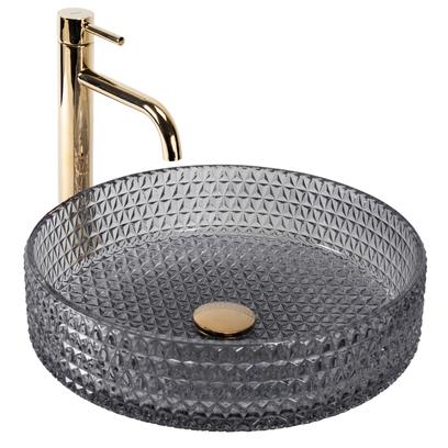 Pultos mosdókagyló Rea Cristal Grey 39