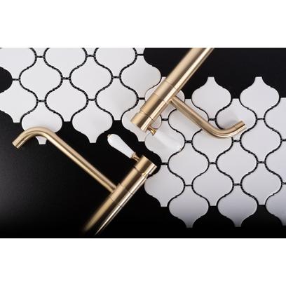 Baterie pentru baie Rea Serra Brush Gold high