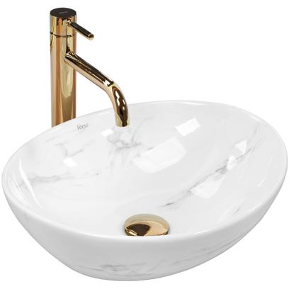 Lavabo sobre encimera Rea Sofia Nature Marble