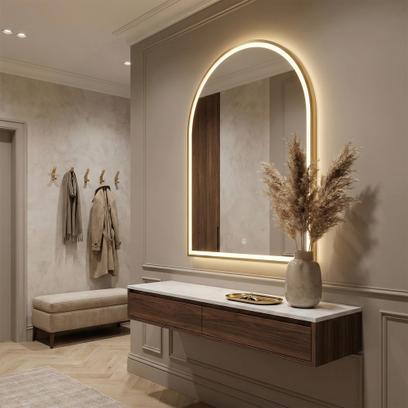 LED Tükör 60x100cm DART GOLD