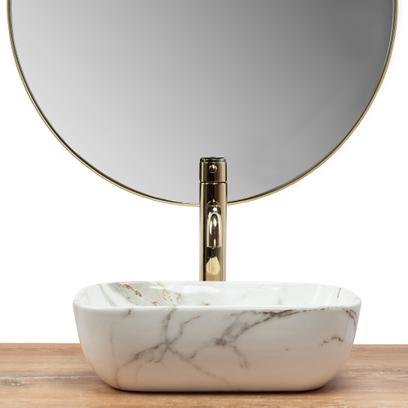 Lavabo sobre encimera REA Belinda Mini Shiny Aiax