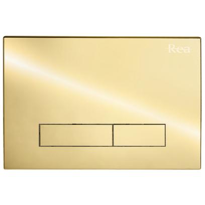 WC öblítő gomb H Type  Gold