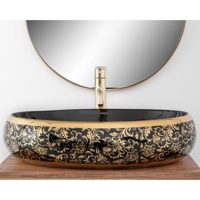 Lavoar pe blat Rea Meryl Black / Gold
