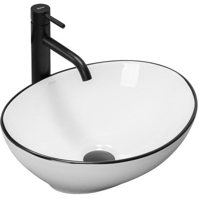Lavabo sobre encimera Rea Sofia Black Edge