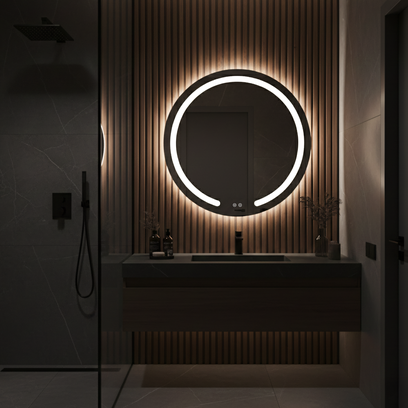 LED seinapeegel 80cm Modern