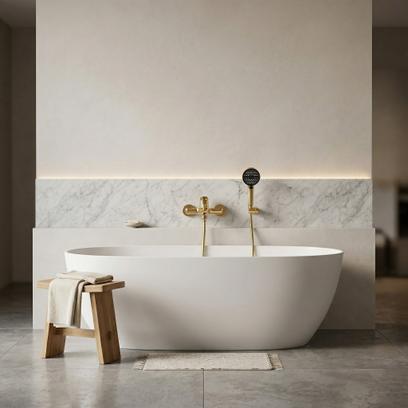 Bathtub faucet PREMIUM REA Vision Gold