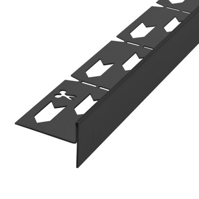 Listwa Spadkowa Brodzikowa 140cm Czarna