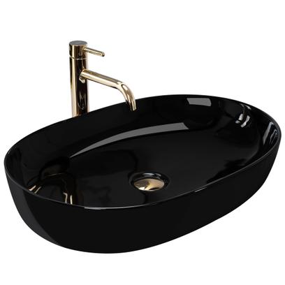 Lavabo sobre encimera Rea CLEO Black