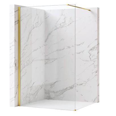 Zuhanyfal Rea Flexi Transparent / Gold 70