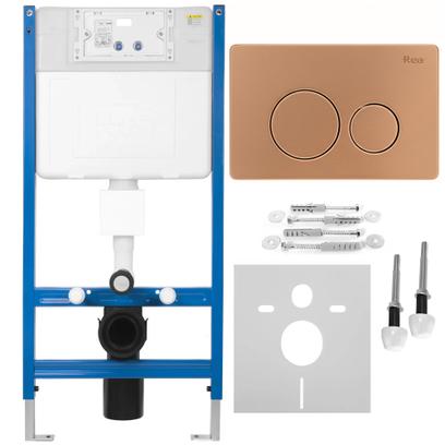 Falba építhető wc tartály K011A-Q I Brush Copper