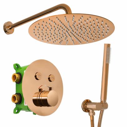 Set de duș incastrat Rea LUNGO MILER COPPER  + BOX