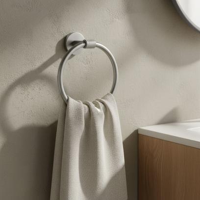 Закачалка за баня Ring 5710 Galo Brush Nickel