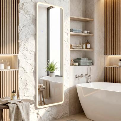 LUSTRO LED Classico 50x160cm Białe