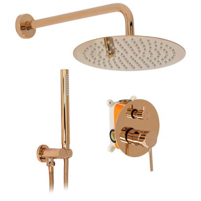 Set de duș incastrabil Rea Lungo Copper + BOX