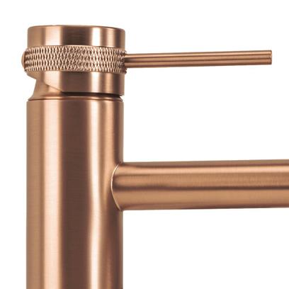 Fürdőszobai csaptelep Rea Lungo Grip Brush Copper Low