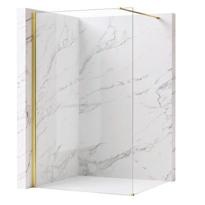 Zuhanyfal Rea Flexi Transparent / Gold 120