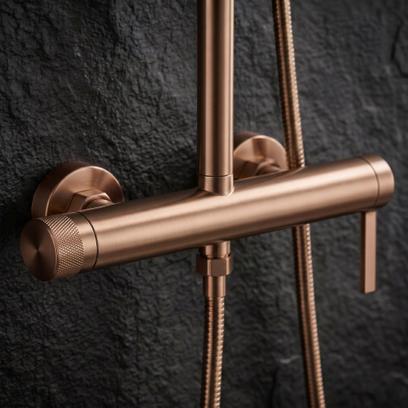 Dušas komplekts Rea Rivo Brush Copper