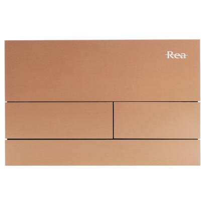 WC öblítő gomb K011A-Q Rea T Brush Copper/Brushed Rose Gold