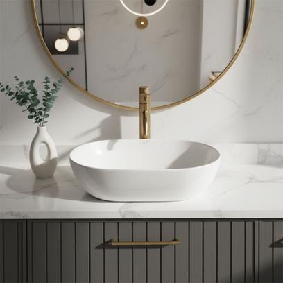 Lavabo sobre encimera Rea Amelia 45