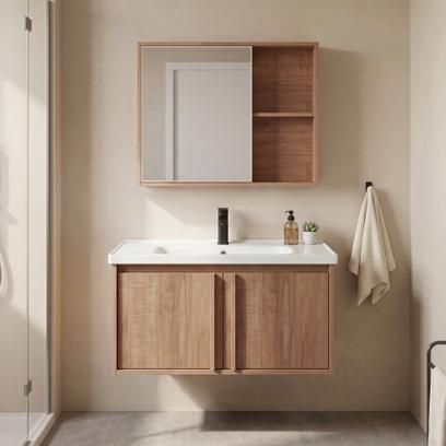 Set mobilier de baie cu lavoar Gama T25023 HHL 80CM
