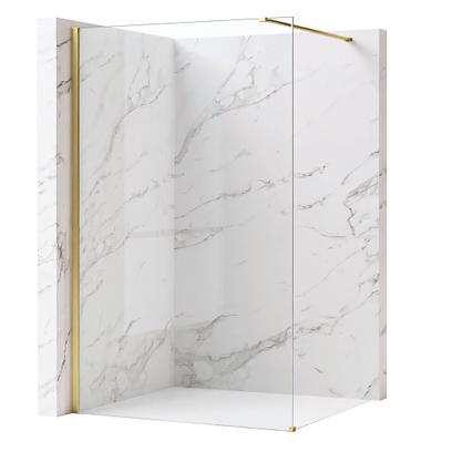 Zuhanyfal Rea Flexi Transparent / Brush Gold 100