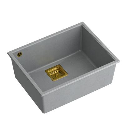 гранитна мивка DAVID 50 Grey  Metallic