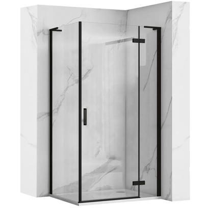 Cabina de ducha REA Hugo Black 90x80