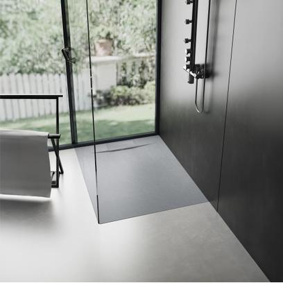 Duschtasse Bazalt Grey 90x90