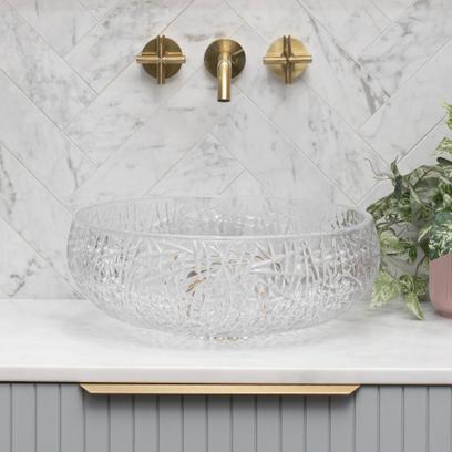 Lavabo sobre encimera REA ICE CRISTAL