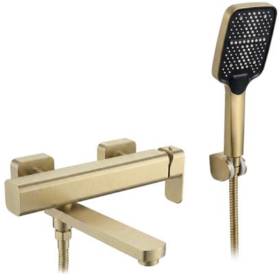 Fürdőkád csaptelep Rea Arlo Gold  Brush