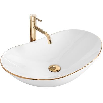 Lavoar pentru blat Rea Royal Auriu Edge
