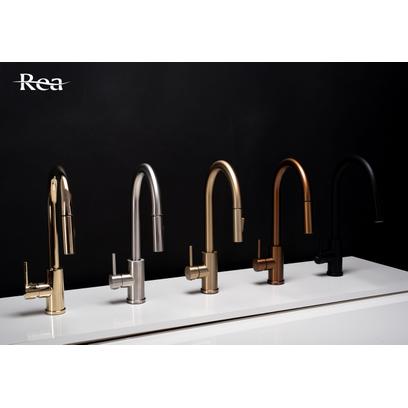Baterie de bucătărie Rea Fresh black mat