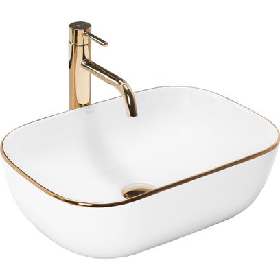 Lavoar pentru blat Rea Belinda Auriu Gold Edge