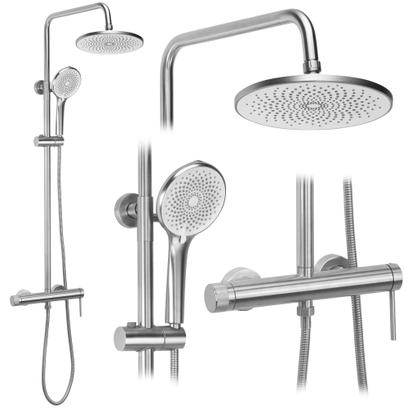 Duschgarnitur Rea Foss Clif Brush Nickel