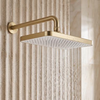 Кръгла душ глава REA JS-032 Brush gold