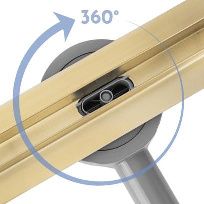 Drenaje lineal REA Neox Slim pro Brush Gold 60
