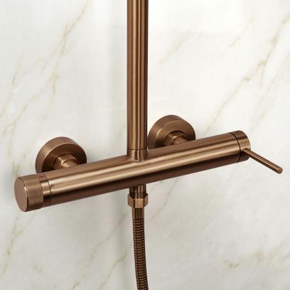 Duschgarnitur Rea Foss Clif Brush Copper