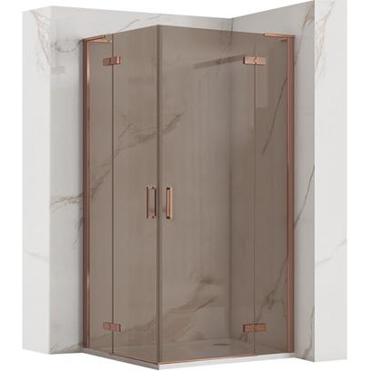 Душ кабина REA Hugo Double 80x80 Copper Brush