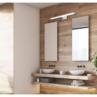 LED FÜRDŐLÁMPA TÜKÖR fölött Rea 15W 68.5CM APP370-1W chrome