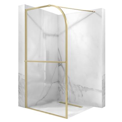 Parete doccia Rea Sky Brush Gold 120