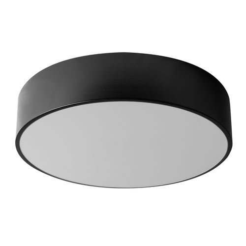 Lampada Plafoniere 40cm Rotonda Nero Da Soffitto app642-4c