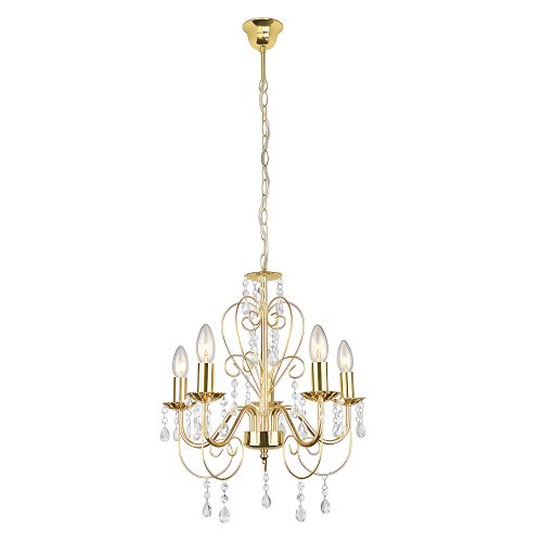 Люстра EBT009-5CP GOLD