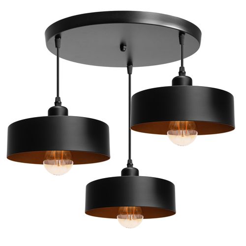 Lamp APP1334-3CP Black Gold