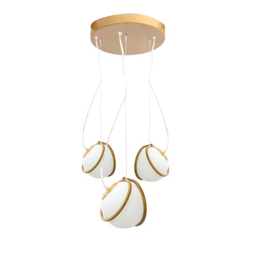 Лампа APP1090-3CP GOLD WHITE