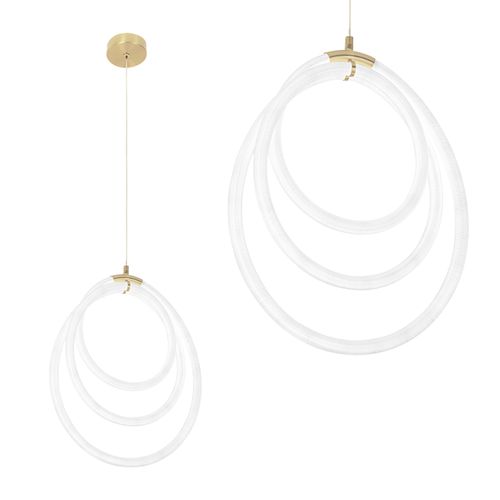LED lampa G016-CP Gold