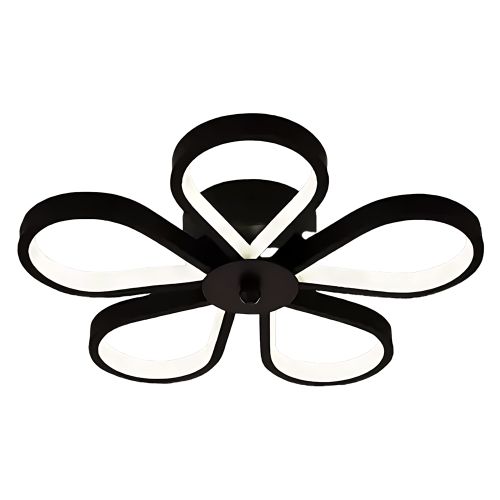 Люстра стельова  LHJ075-C BLACK/WHITE LED